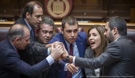 Politik auf den Balearen: Die Debatte um die Ecotasa Politische Debatte über die Ecotasa im Parlament der Balearen