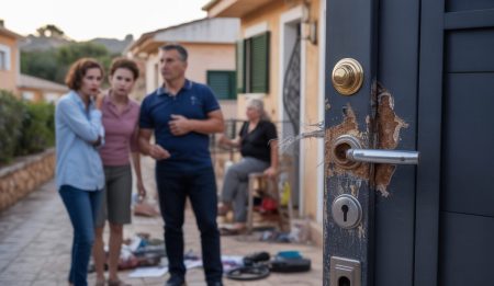 Anwohner von Llucmajor fordern verstärkte Polizeipräsenz Einbruch Spuren in Llucmajor Nachbarschaft