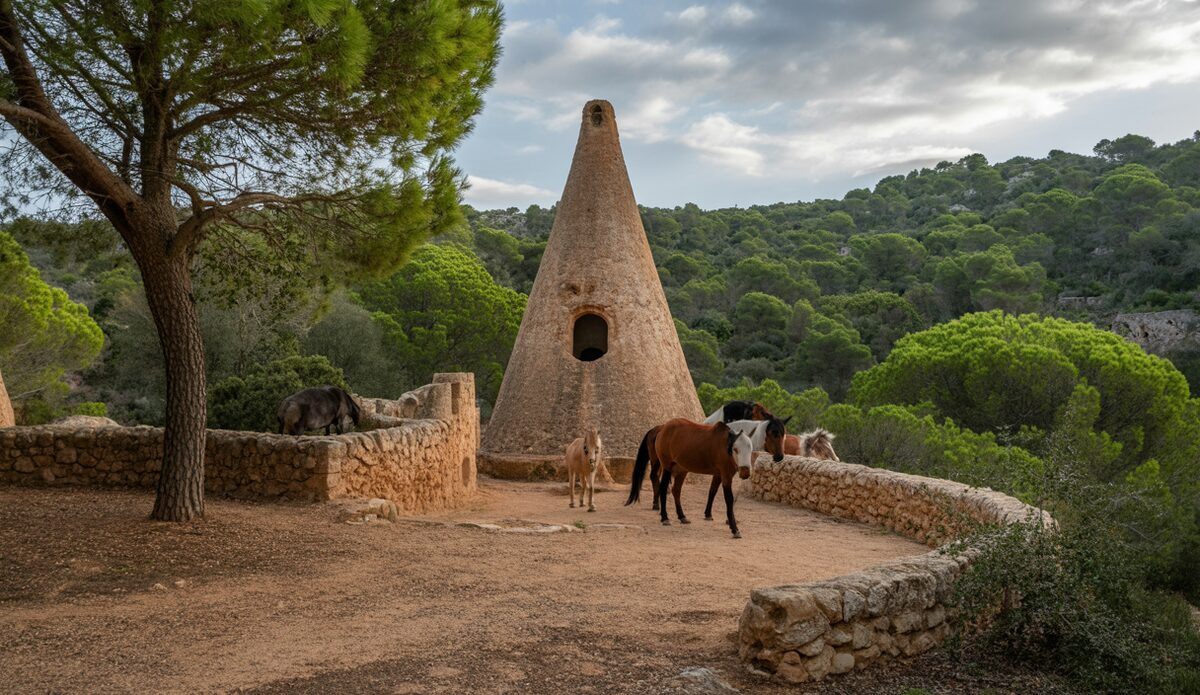 Ansicht der Finca Sa Bastida auf Mallorca mit vielfältiger Natur und kulturellem Erbe.