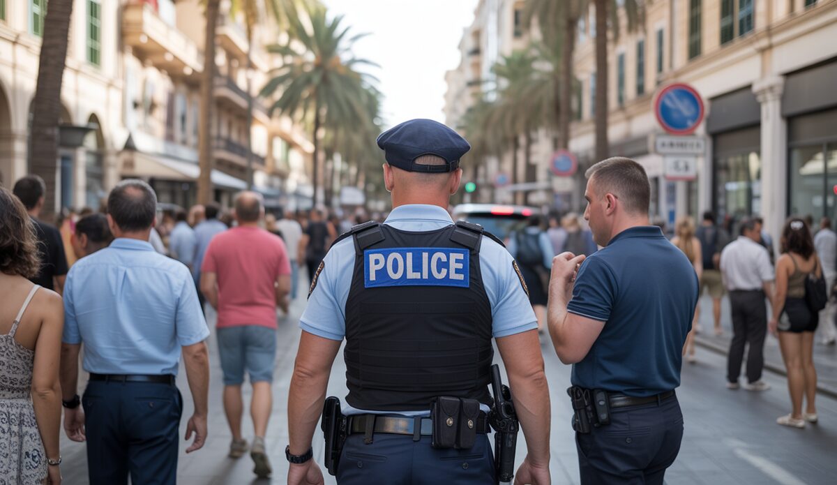 Polizeieinsatz in der Innenstadt von Palma