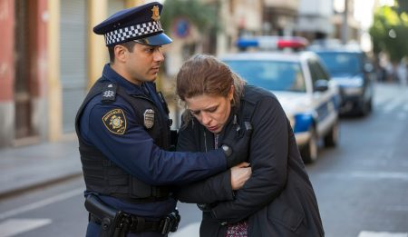 Verhaftung nach gewaltsamen Überfällen auf Seniorinnen in Palma Polizist verhaftet Verdächtigen nach Überfall in Palma