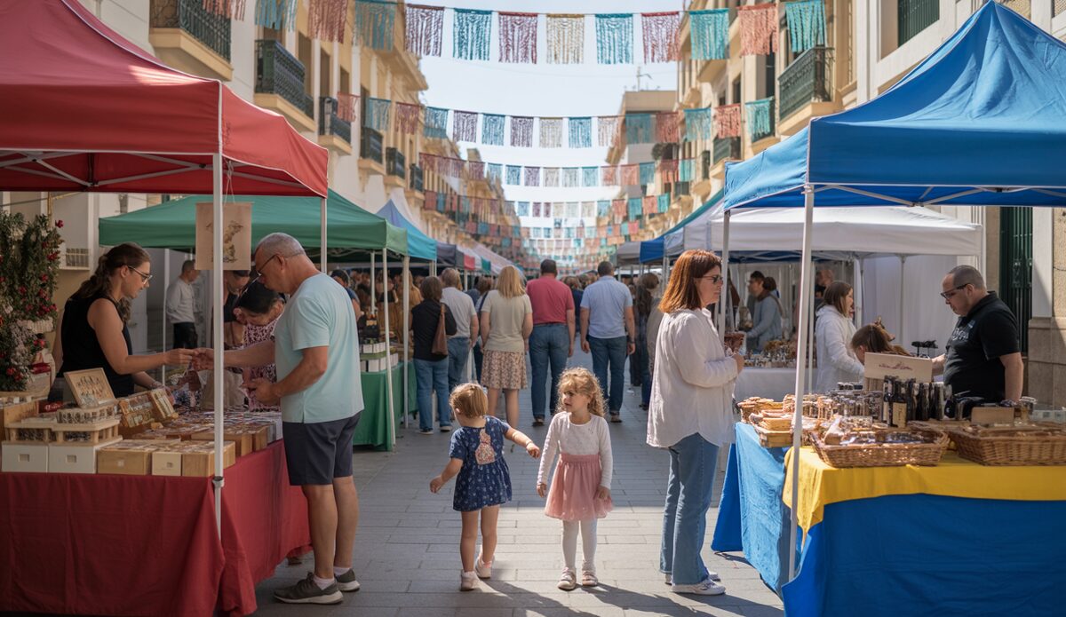 Kunsthandwerkermarkt bei der Fira de Tardor in Marratxí