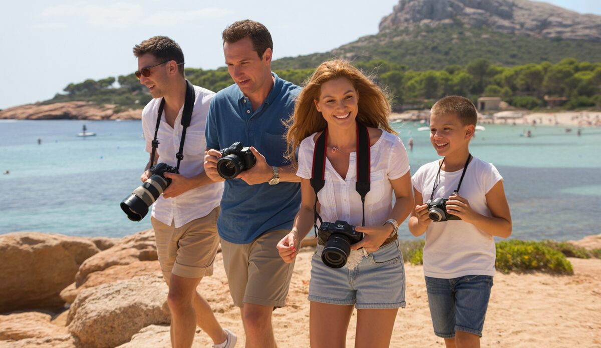 Familie Tietz-Köhl beim Fotowalk auf Mallorca