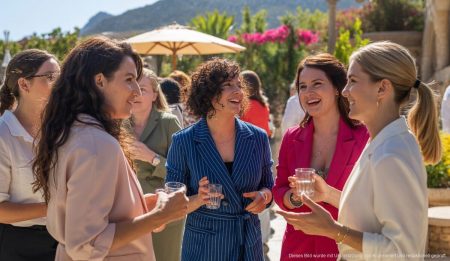 Frauen-Netzwerkveranstaltung auf Mallorca im Freien