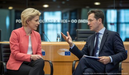 Frontex-Einsatz: Baleares im Fokus der europäischen Migrationspolitik Marga Prohens und Magnus Brunner diskutieren Migration in Brüssel.