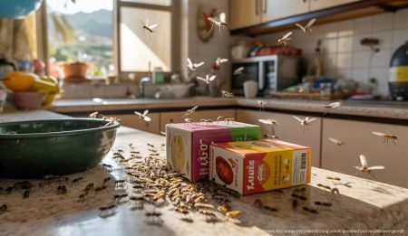 Fruchtfliegen-Chaos im Mallorca-Heim: Ein kafkaesker Albtraum Fruchtfliegenplage in einem Mallorca-Heim mit chaotischer Küche