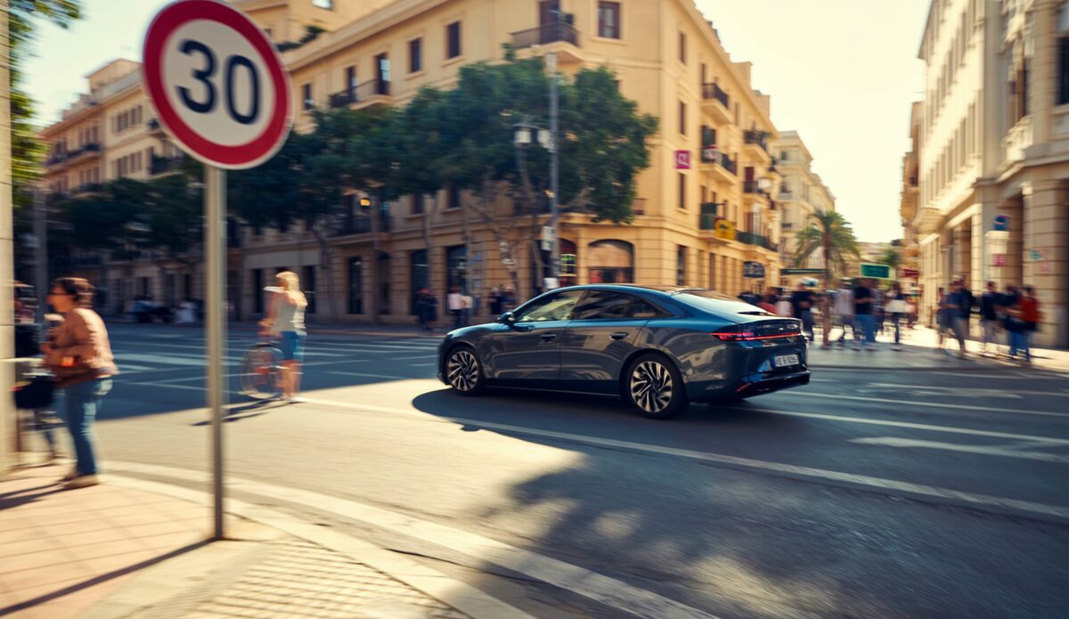 Raser in Palma mit 104 km/h in 30er-Zone