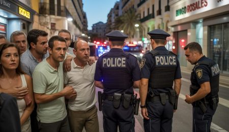 Gewalt auf Palmas Straßen: Jugendbanden greifen an Polizeieinsatz wegen Jugendgewalt in Palma de Mallorca