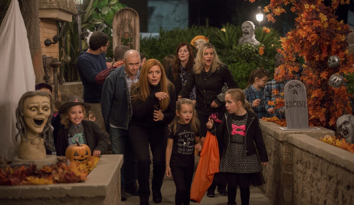 Gruselgarten zu Halloween in Palmanyola, Mallorca mit Dekorationen