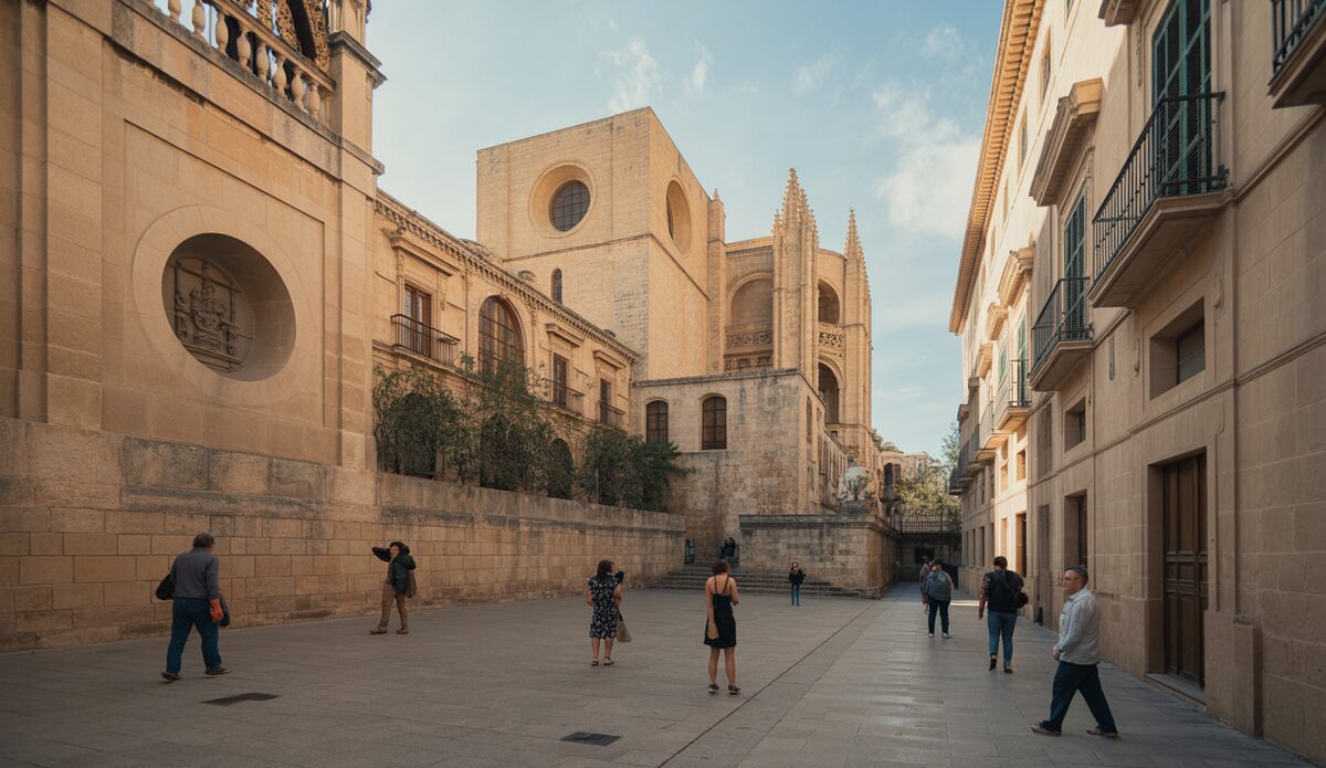 Historischer Montesión-Komplex in Palma mit Kirche und Museum