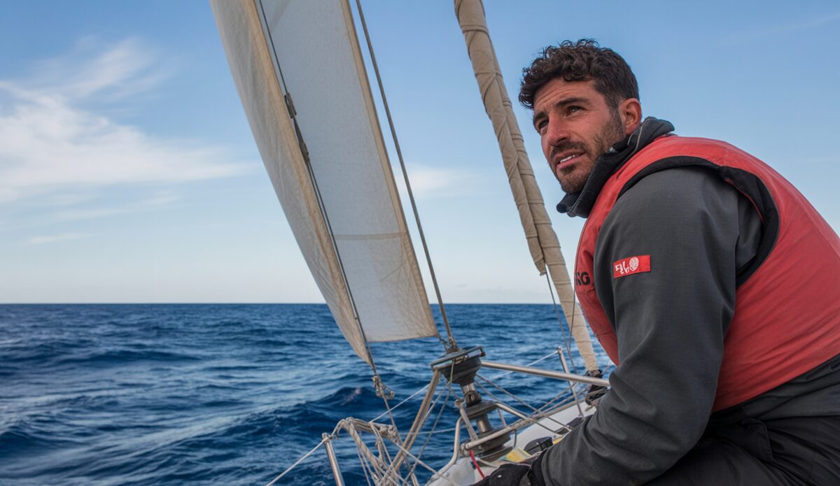 Hugo Ramón startet entscheidende Mini-Transat-Etappe Hugo Ramón startet Mini-Transat in Richtung Karibik.