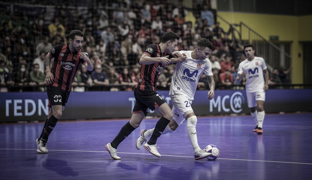 Große Niederlage für Illes Balears Palma Futsal gegen Movistar Inter Illes Balears Palma Futsal gegen Movistar Inter im Son Moix Stadion