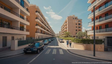 Moderne Apartmenthäuser in Palma de Mallorca, Symbolbild für steigende Immobilienpreise und Wohnungsmangel