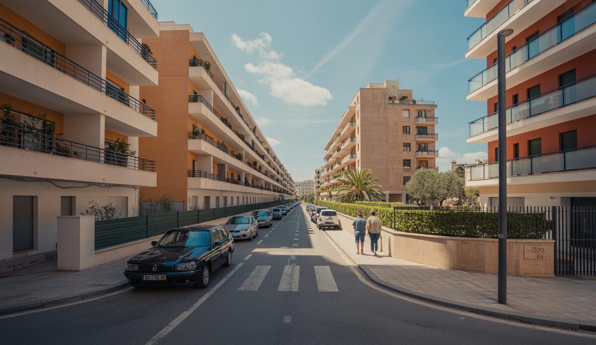 Moderne Apartmenthäuser in Palma de Mallorca, Symbolbild für steigende Immobilienpreise und Wohnungsmangel