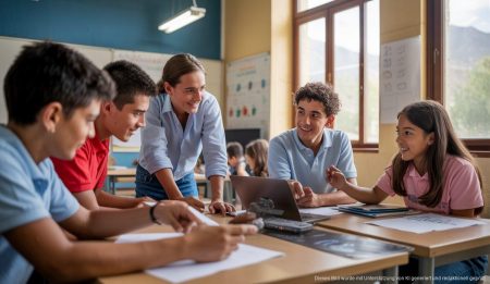 Jugendliche beim Unternehmerkurs in Inca mit Fokus auf Innovation