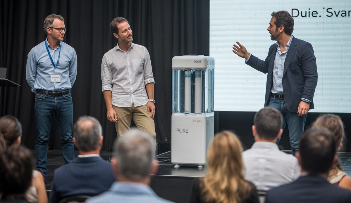 Vorstellung innovativer Trinkwassertechnologie auf Mallorca