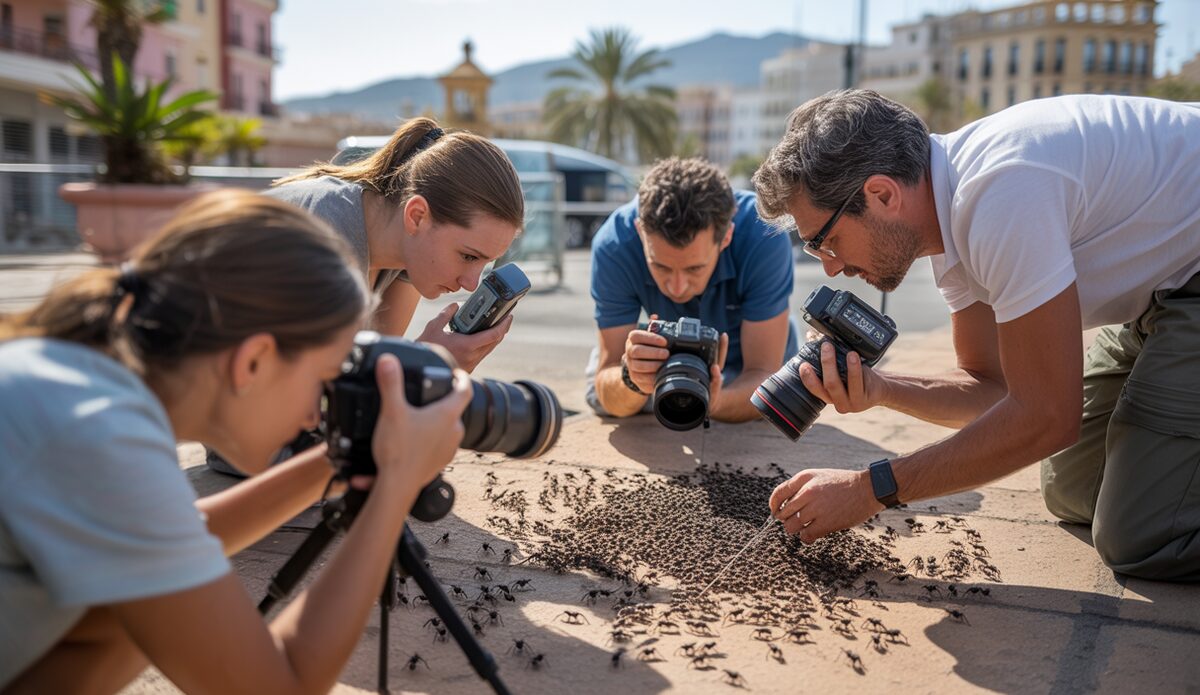 Invasive Ameisenart Trichomyrmex Destructor in Palma de Mallorca