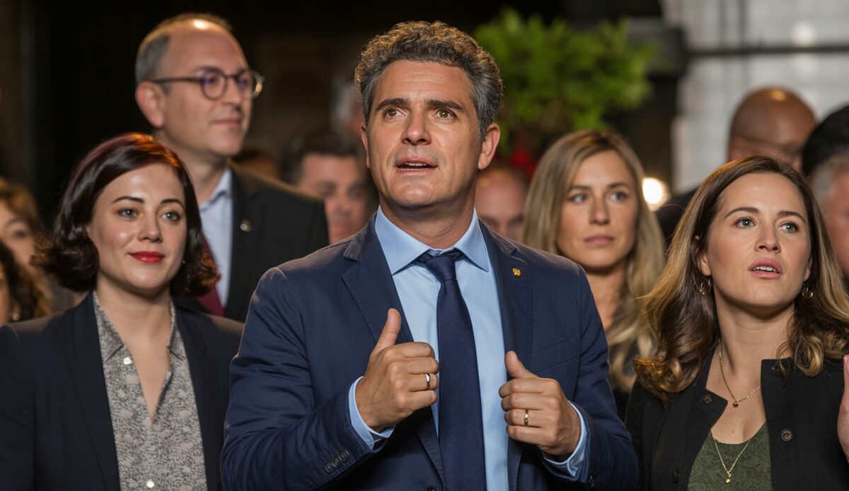 Juan Pedro Yllanes bei politischer Veranstaltung auf Mallorca
