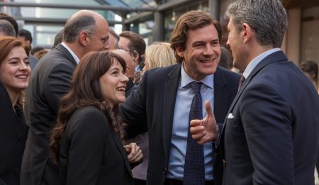 Antonio Garamendi beim Jubiläum von OKBALEARES in Palma OKBALEARES Jubiläumsevent in CaixaForum Palma mit Antonio Garamendi