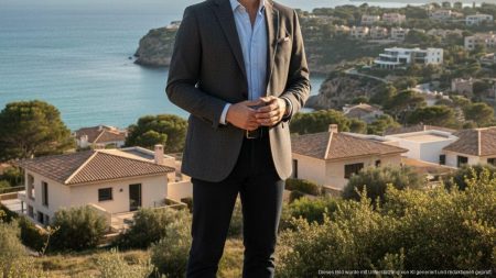 Julian Looman als Schauspieler vor malerischer Kulisse auf Mallorca bei Dreharbeiten zur Serie The Mallorca Files