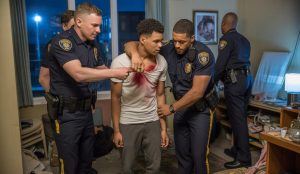 Junger Mann zerstört Wohnung und attackiert Polizei in Palma Polizei verhaftet jungen Mann in zerstörtem Raum in Palma