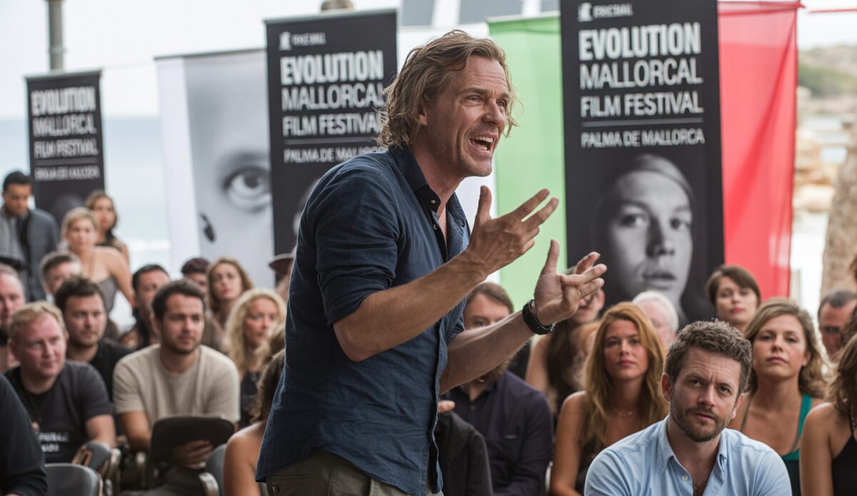 Kim Magnusson leitet eine Masterclass beim Evolution Mallorca International Film Festival