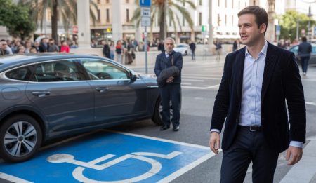 Alcalde von Palma verteidigt Parken auf Behindertenplatz Kontroverses Parken auf Behindertenplatz in Palma