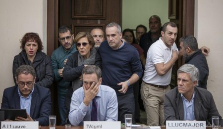 Kontroverse um Sprachgebrauch im Stadtrat von Llucmajor Bürger verlassen ratssaal Llucmajor nach Sprachkontroverse