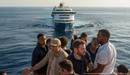 Kreuzfahrtschiff rettet Migranten im Mittelmeer vor Mallorca Kreuzfahrtschiff rettet Migranten im Mittelmeer vor Mallorca