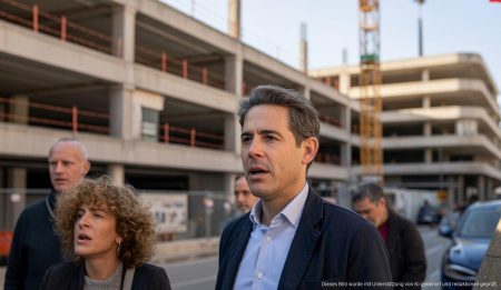 Aktivisten protestieren gegen Parkhausbau in Palma