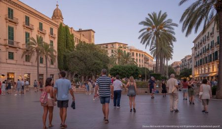 Lebensqualität auf den Balearen: Markante Verbesserungen festgestellt Menschen genießen Freizeit in Palma de Mallorca