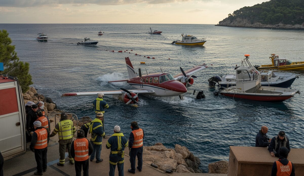 Leichtflugzeugabsturz vor der Küste von Port de Sóller