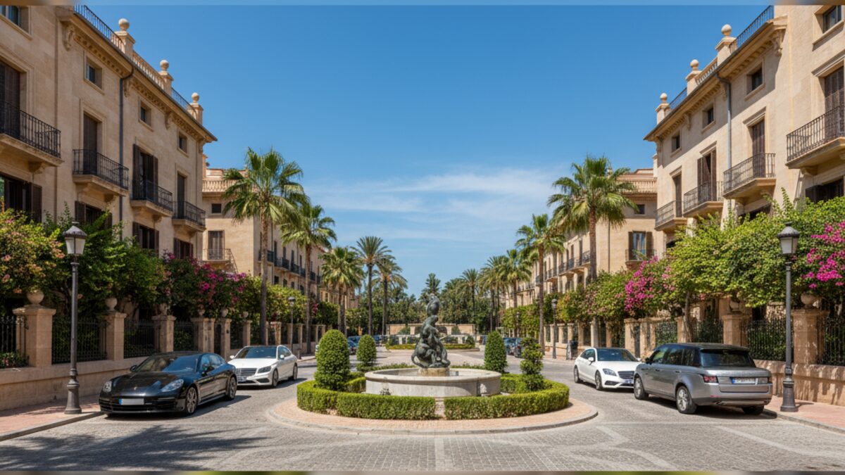 Luxus in Sant Jaume, Palma: Elegante Architektur und reiche Nachbarschaft