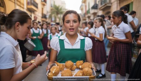 Festa de les Verges auf Mallorca: Tradition und Bunyols im Fokus Traditionelles Fest auf Mallorca mit Bunyols im Fokus
