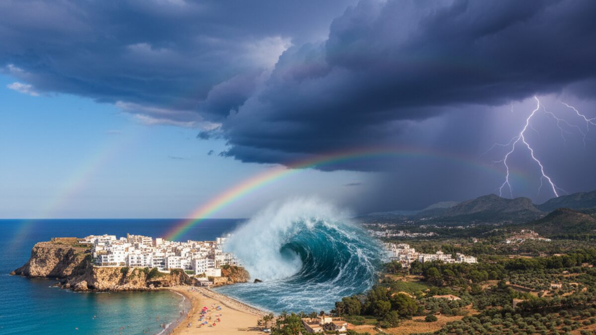Vielfältige Wetterphänomene auf Mallorca mit Hitzewelle und Rissaga