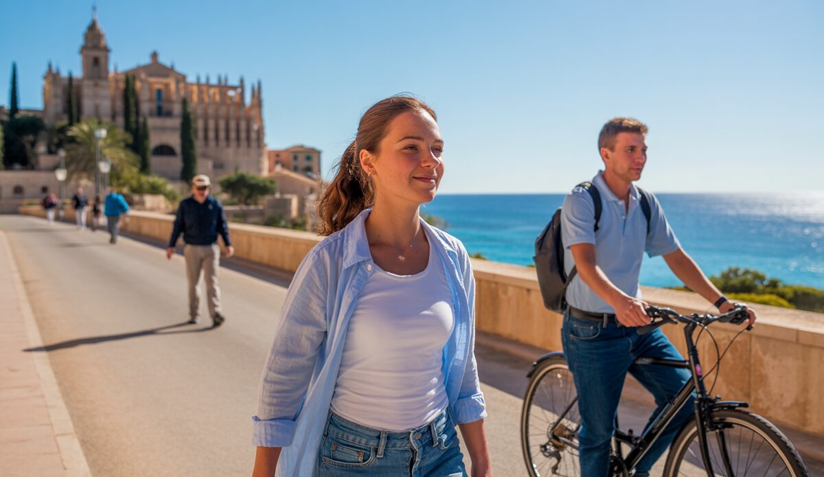 Klarer Himmel und milde Temperaturen auf Mallorca im Oktober