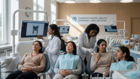 Moderne Zahnarztklinik auf Mallorca zeigt dentale Betreuung und Schulung benachteiligter Frauen durch Zahnmedizinstudierende