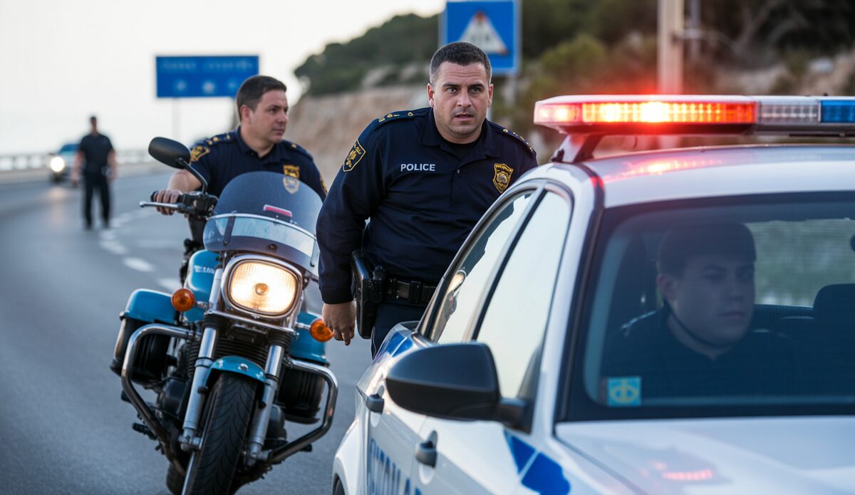 Motorradfahrer auf Mallorca von Guardia Civil gestoppt wegen Verkehrsverstoß
