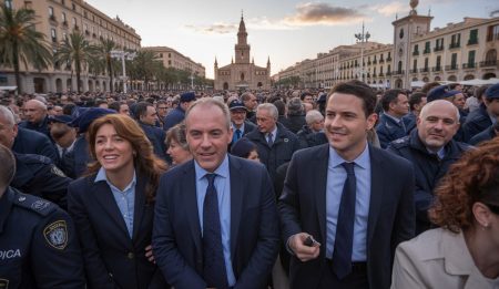Große Unterstützung für Palma de Mallorcas neue Polizeistruktur Feier zur neuen Polizeistruktur in Palma de Mallorca