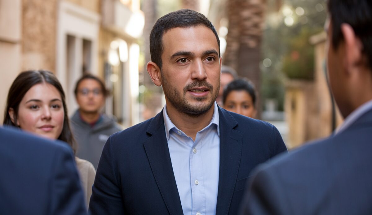 Othman Ktiri in einem professionellen Setting in Mallorca.