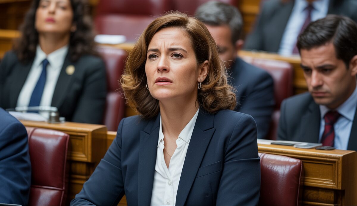 Mercedes Garrido im Parlament der Balearen