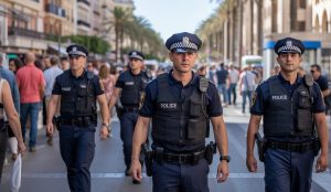 Erneute Bedrohung in Palma: Polizei reagiert auf grausame Drohungen Polizei verstärkt in Palma, Sicherheitsmaßnahmen nach Drohungen