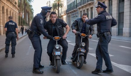 Drogenbande in Palma mit spektakulärem Einsatz zerschlagen Polizeieinsatz in Palma mit Verhaftungen wegen Drogenhandels