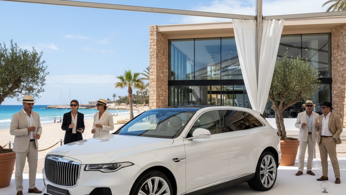Porsche SUV präsentiert auf Mallorca