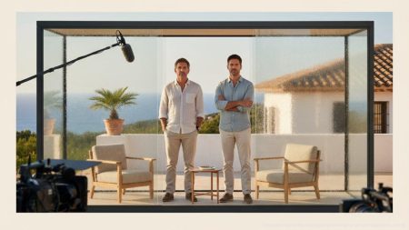 Die Mallorca-Stars Christian Mangold und Marc Terenzi im Promi Big Brother TV-Container, realistisch und neutral dargestellt.