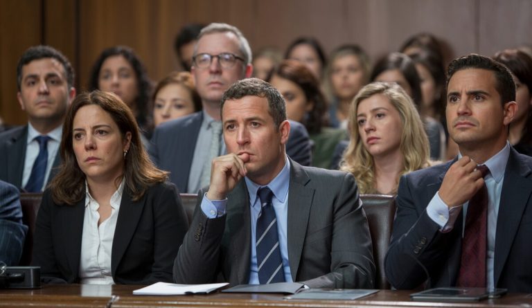 Prozess in Mallorca: Verteidigung gegen Extremismus-Vorwürfe Gerichtssaal in Palma de Mallorca während des Prozesses.