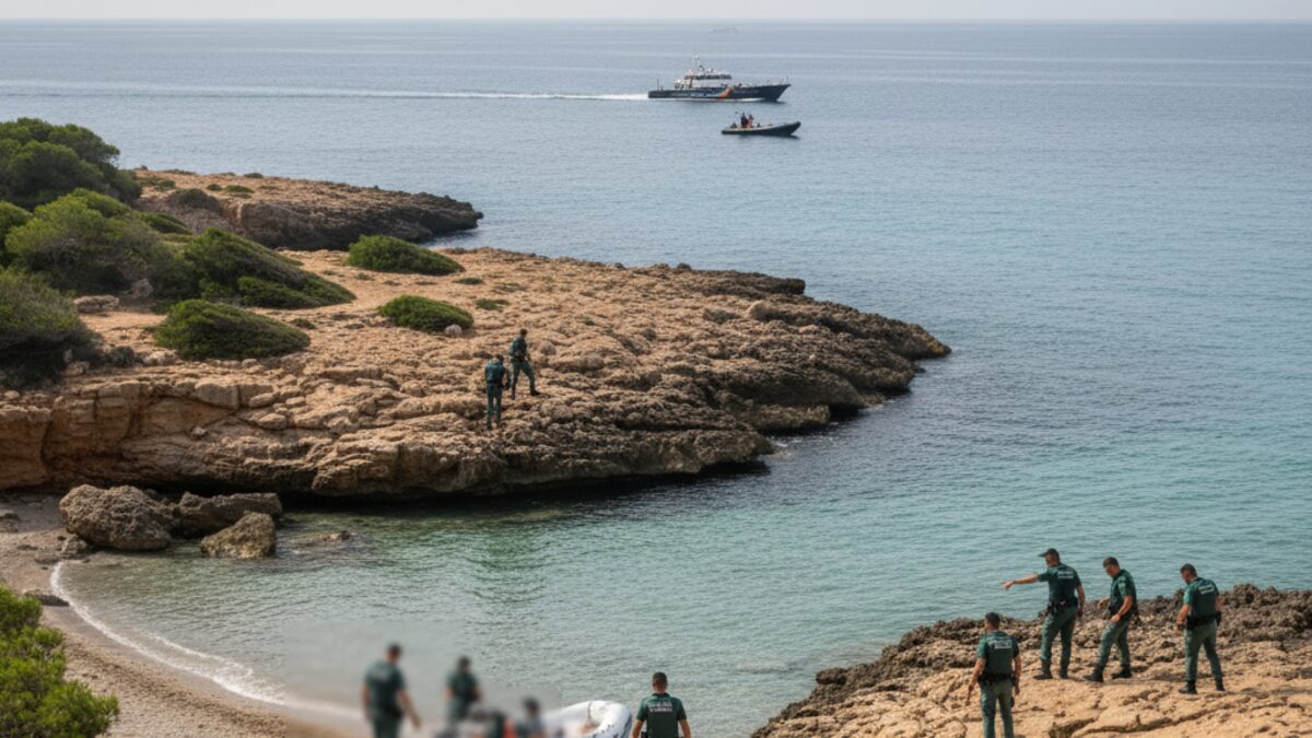 Polizeiermittlungen an der Küste von Mallorca im Zusammenhang mit einer Mordserie an deutschen Urlaubern