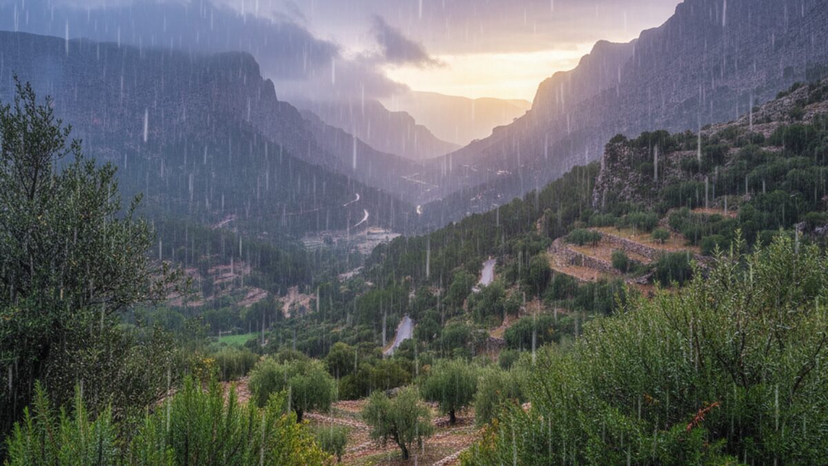 Regen füllt die Wasserreserven auf Mallorca
