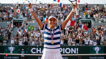 Solana Sierra feiert den Sieg bei den Mallorca Women’s Championships