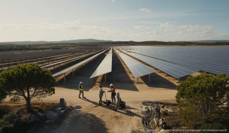 Regierung genehmigt umstrittenen Solarpark auf Son Bonet Solarmodulen des Solarparks auf Son Bonet in Marratxí